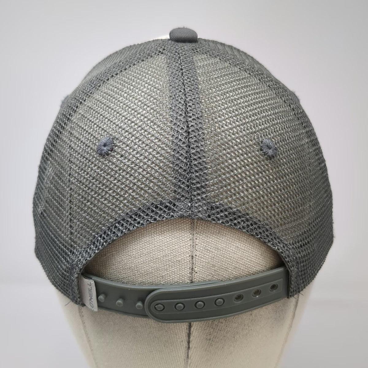 O'Neill Trucker Hat Gray One Size Good Vibes Beach Sunset Surf Mesh Snapback