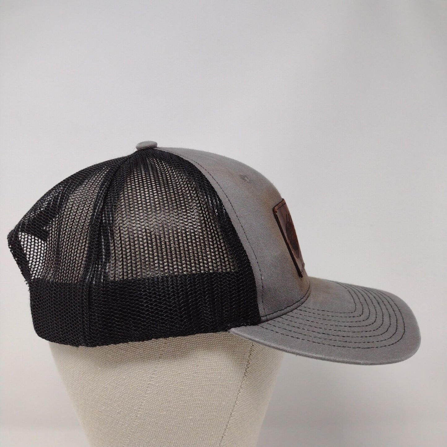 Idaho Central Credit Union Snapback Trucker Hat Gray OSFA Outdoor Cap