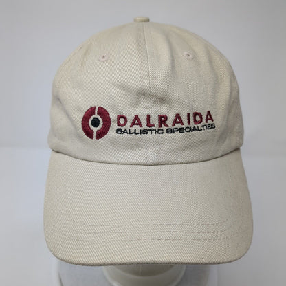 Dalraida Ballisitic Specialties Strapback Hat Tan One Size Adjustable Fahrenheit