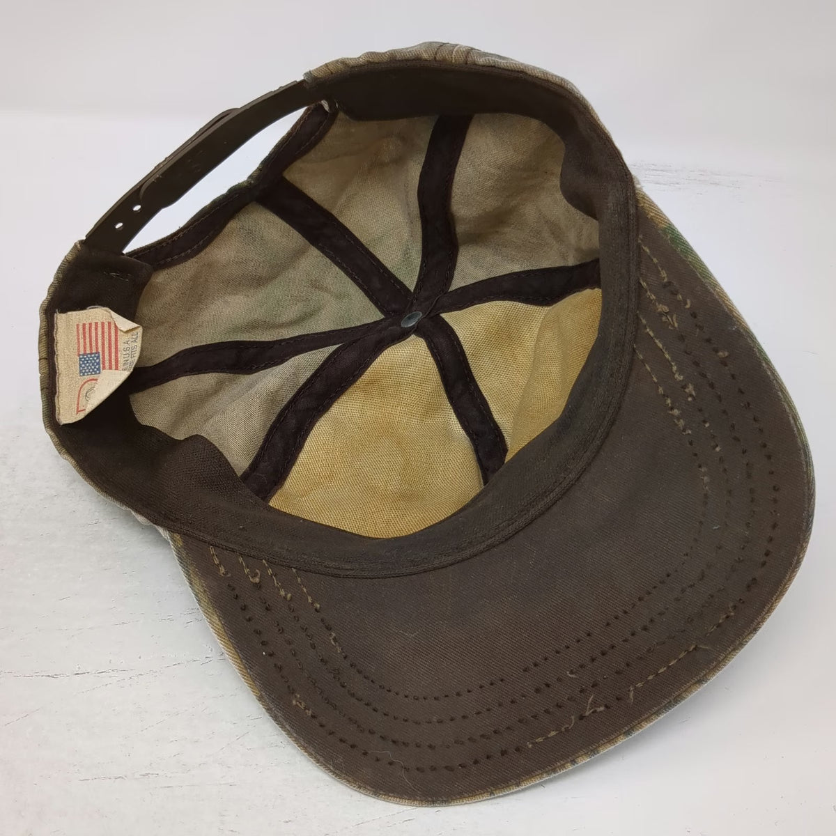 Realtree Snapback Green Camo One Size Made in USA Hunting Fishing Logo Hat