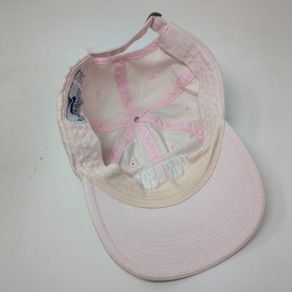 Minnesota USA Slideback Hat Pink OSFA Adjustable Embroidered Fahrenheit