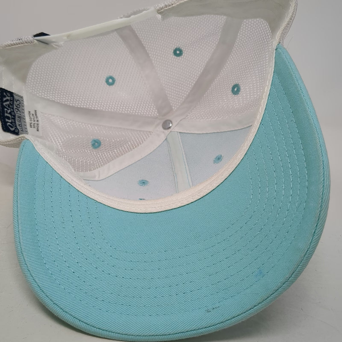 Ouray Trucker Hat Blue One Size Grand Canyon Embroidered Mesh Snapback Hiking