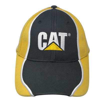 CAT Strapback Hat Multi One Size Embroidered Logo Adjustable Colorblock