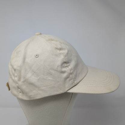 Envision Studio Strapback Hat Tan One Size Adjustable Vented Holes Blank