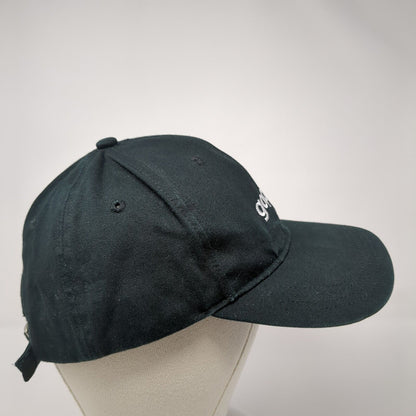 gopuff Slideback Baseball Cap Black One Size Adjustable Embroidered 6 Panel