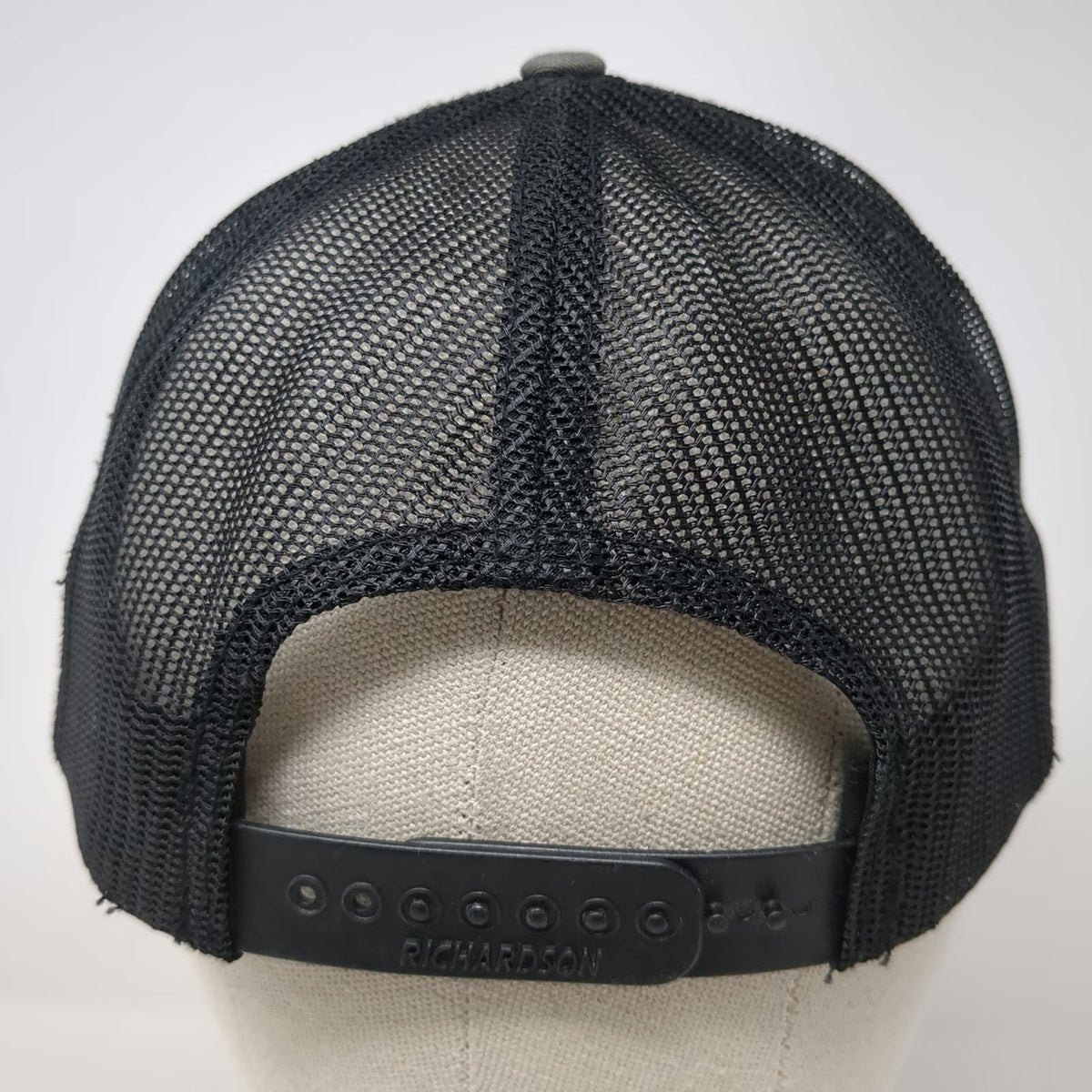 Richardson Trucker Hat Gray One Size WCL Group Oil Rig Graphic Snapback Mesh