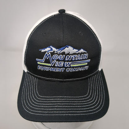 Mountain View Equipment Company Snapback Trucker Hat Black OSFA Mesh Back