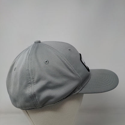 Ring Power Patch Fitted Hat Gray L/XL Solid 6 Panel Outdoor Cap
