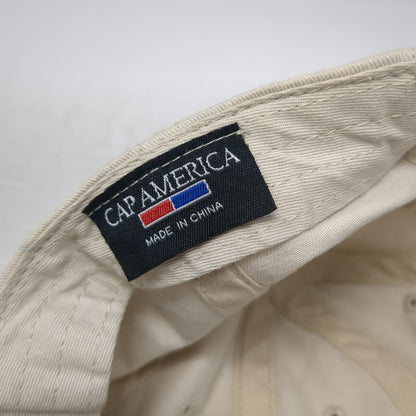 Cap America Lamb Weston Potato Logo Beige Baseball Hat One Size Adjustable Slide