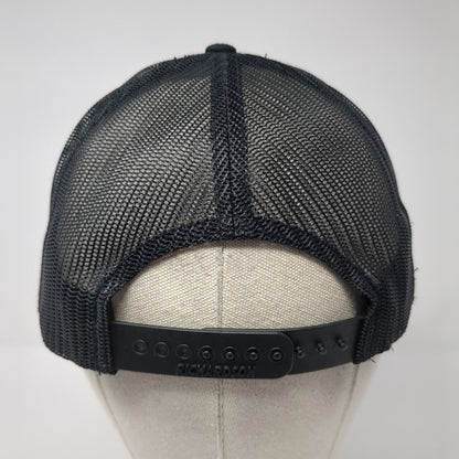 KBear 101 Snapback Trucker Hat Black One Size Mesh Back Richardson