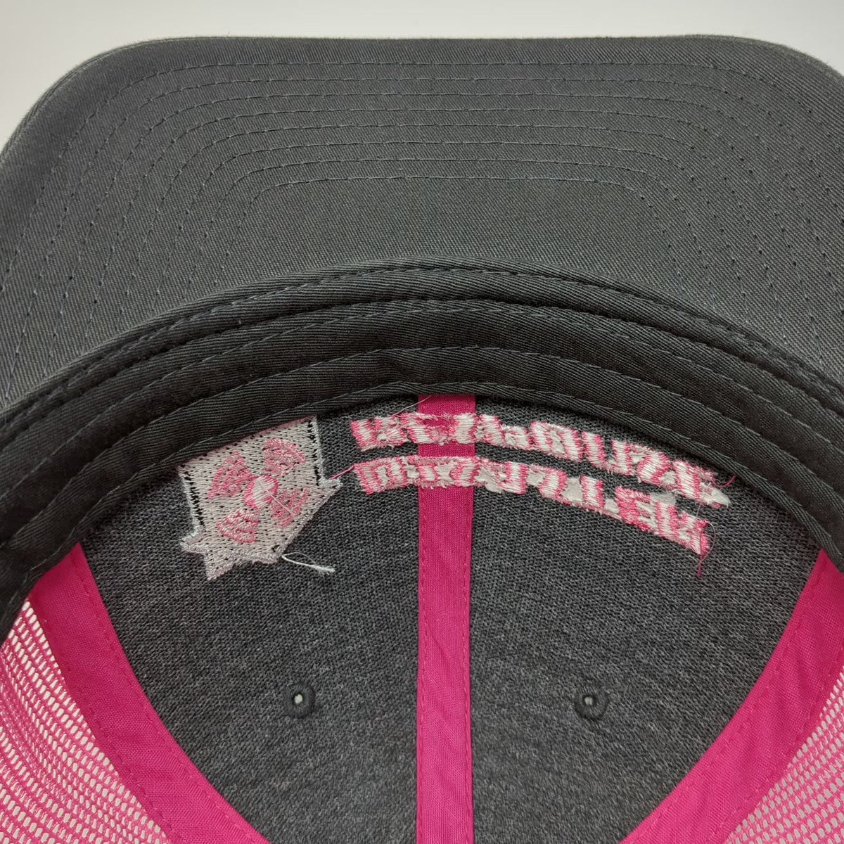 Richardson 112 Trucker Hat Black Pink One Size Disaster Response Mesh Snapback