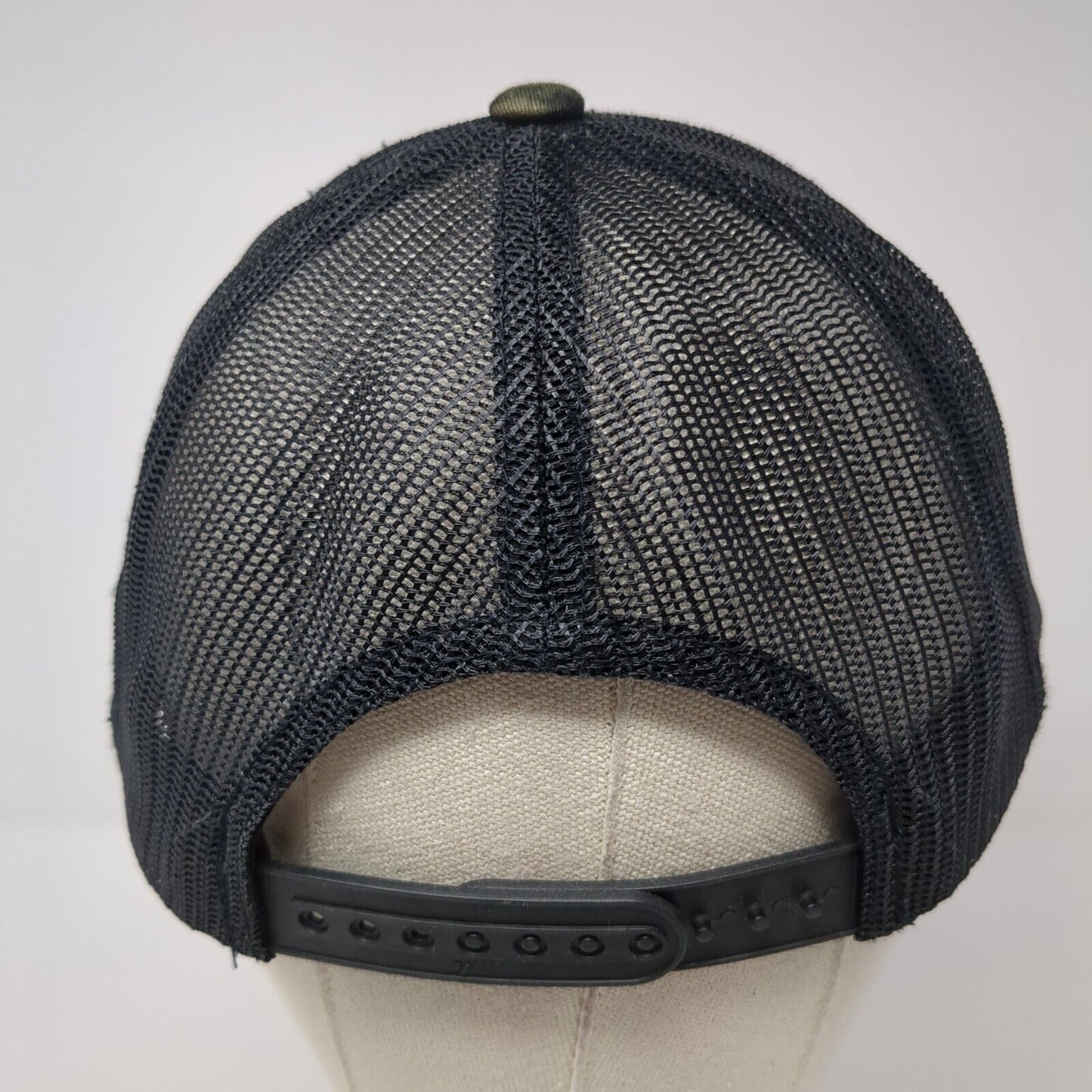 Let's Go Brandon Patch Snapback Trucker Hat Camo One Size Mesh Back