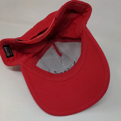 Nashville Tennessee Snapback Hat Red One Size Embroidered 5 Panel