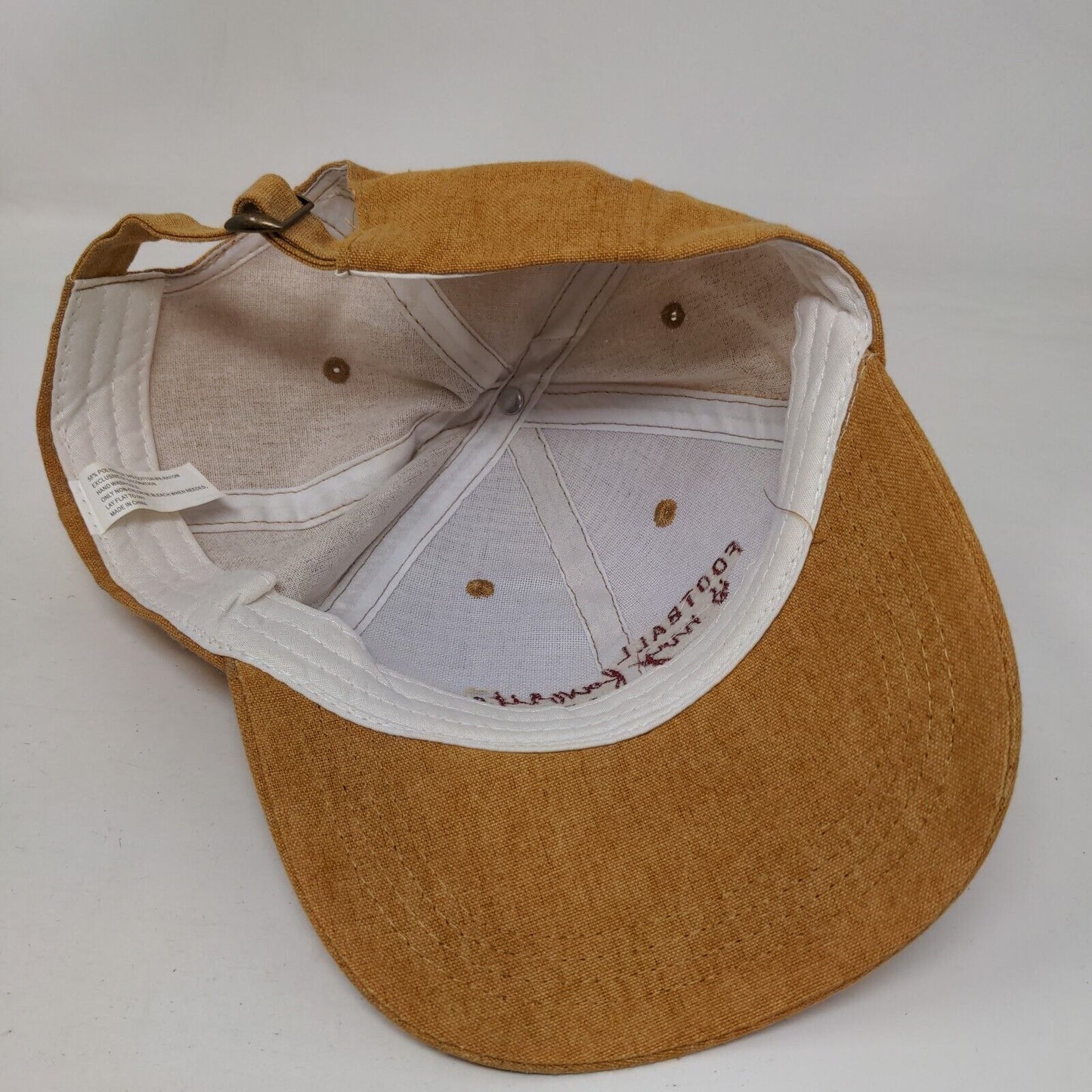 Football Is My Favorite Season Slideback Hat Brown One Size Embroidered