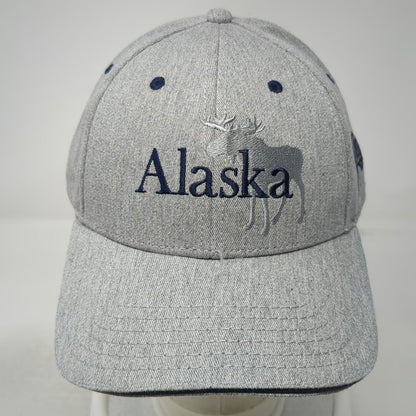 Princess Baseball Cap Gray One Size Alaska Moose 1959 Strapback Cotton Hat