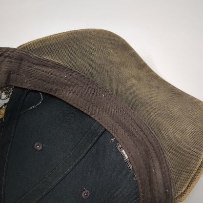 DRI DUCK Vega Baseball Cap Brown One Size Distressed Fish Wildlife Strapback Hat