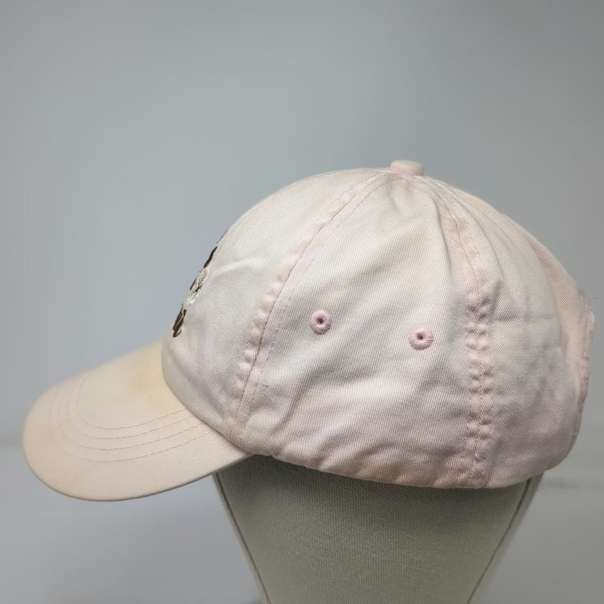 Sansegal Baseball Cap Pink One Size Maui Hibiscus Flower Slideback Hat Cotton