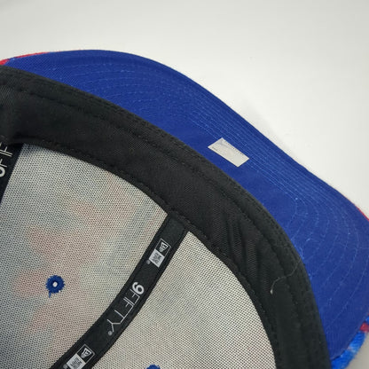 New Era NBA Los Angeles Clippers Trucker Hat Blue Red White OSFM Tie-Dye Mesh