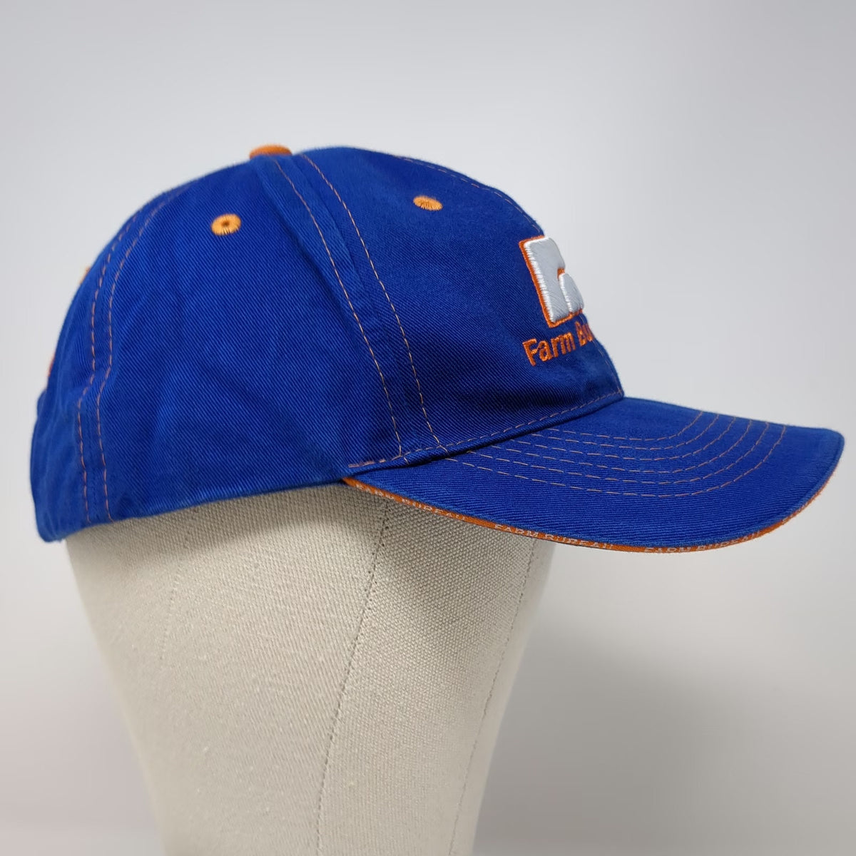 Buck's Athletic Baseball Cap Hat Blue One Size Farm Bureau Insurance Idaho Logo