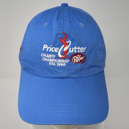 Price Cutter Charity Championship Dr Pepper Strapback Hat Blue OS Classic Fit