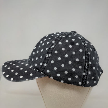 Unbranded Women's Slideback Hat Multicolor OSFM Blank Polka Dots Adjustable