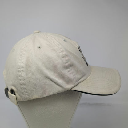 Justin Boots Baseball Cap Beige One Size Slideback Cotton Logo Hat Curved Brim