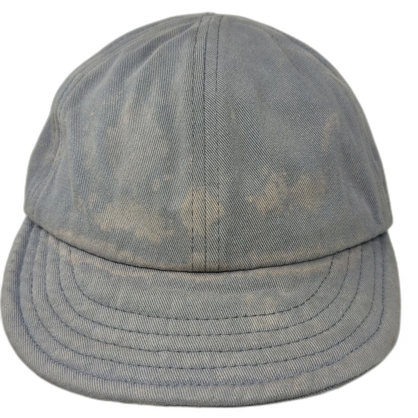 Gegeen Domog Baseball Cap Gray One Size Distressed Short Brim Toggle Strap Hat