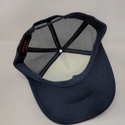 2024 Senior Snapback Trucker Hat Blue OSFM Adjustable Mesh Back Rope Otto
