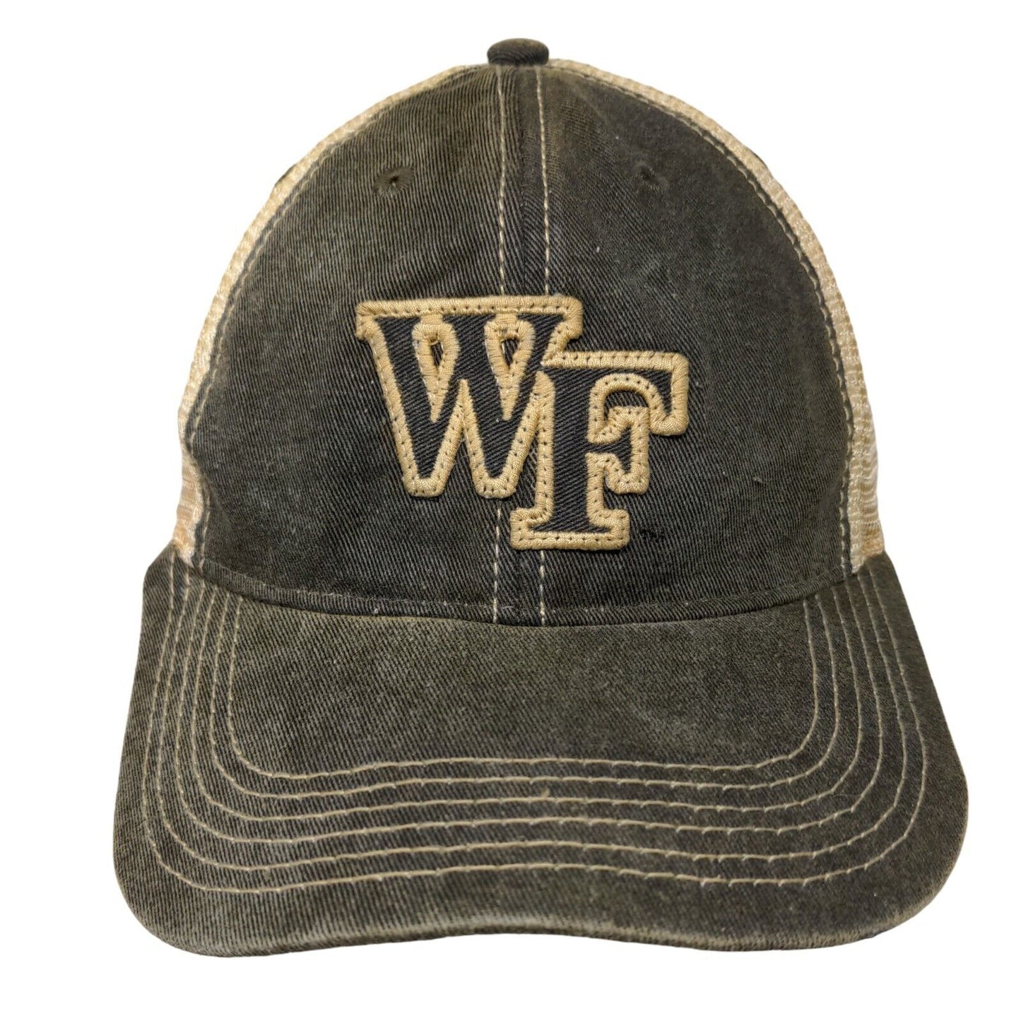 WF Wake Forest Snapback Mesh Back Trucker Hat Multi One Size Legacy