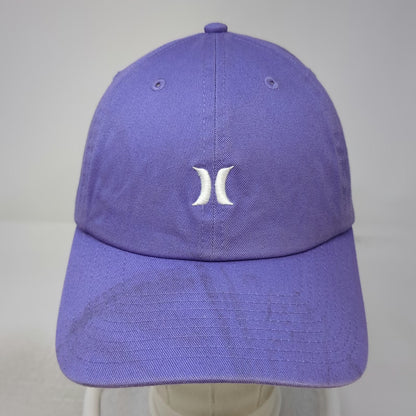 Hurley Snapback Hat Purple One Size Embroidered Logo 100% Cotton Adjustable Cap