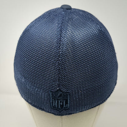 Seattle Seahawks NFL Reebok Cap Blue One Size Mesh Back Curved Brim Logo Shield