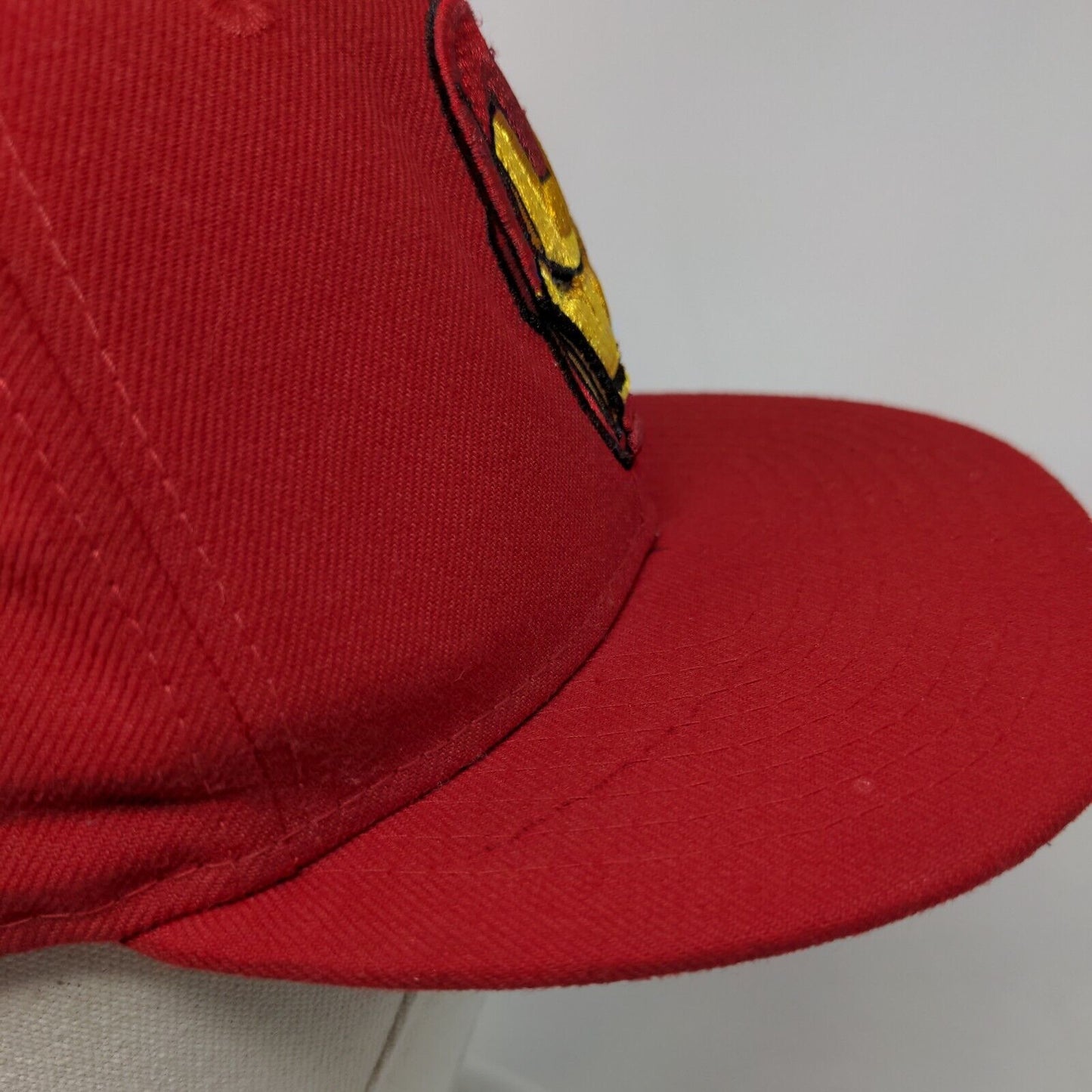 Marvel Iron Man Snapback Hat Red Youth Adjustable Embroidered New Era