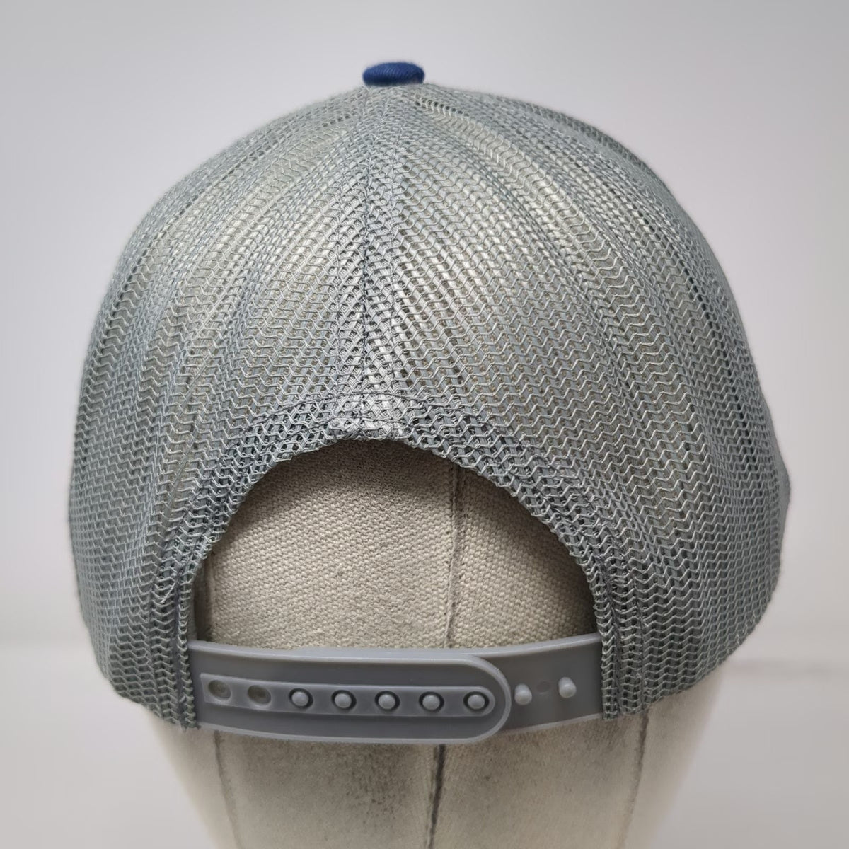 Hit Blue Trucker Hat One Size Snapback Masco Support Services Mesh Patch Logo