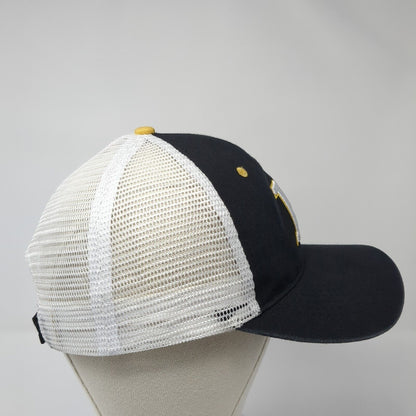 Kuna Strapback Trucker Hat Black One Size Adjustable Embroidered Mesh Back