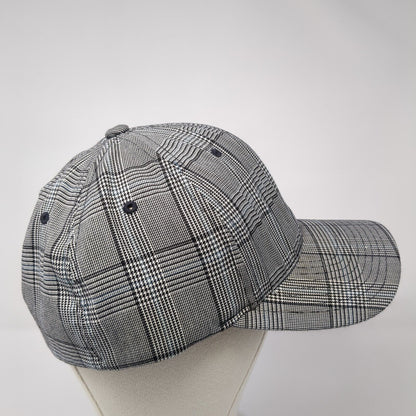 Dynamic Discs Fitted Hat Gray Large-XL Plaid Embroidered Flexfit Yupoong