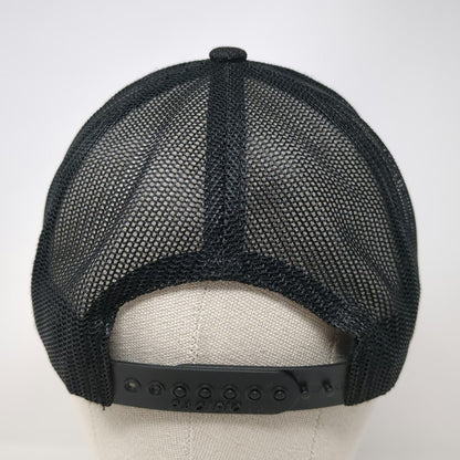 Pacific Headwear Trucker Hat Black One Size Alpine Performance Snapback Mesh
