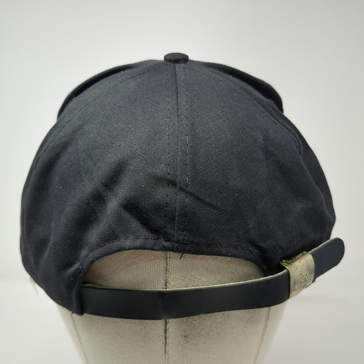 Mohr's Darkman Movie 1990 Promo Black OS Trucker Rope Hat Slideback Vintage