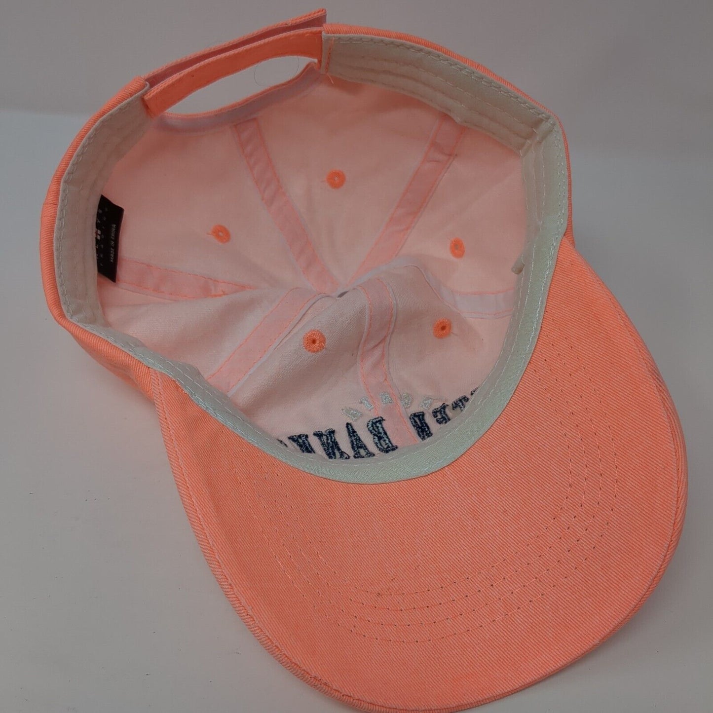 Outer Banks North Carolina Strapback Hat Pink One Size Adjustable