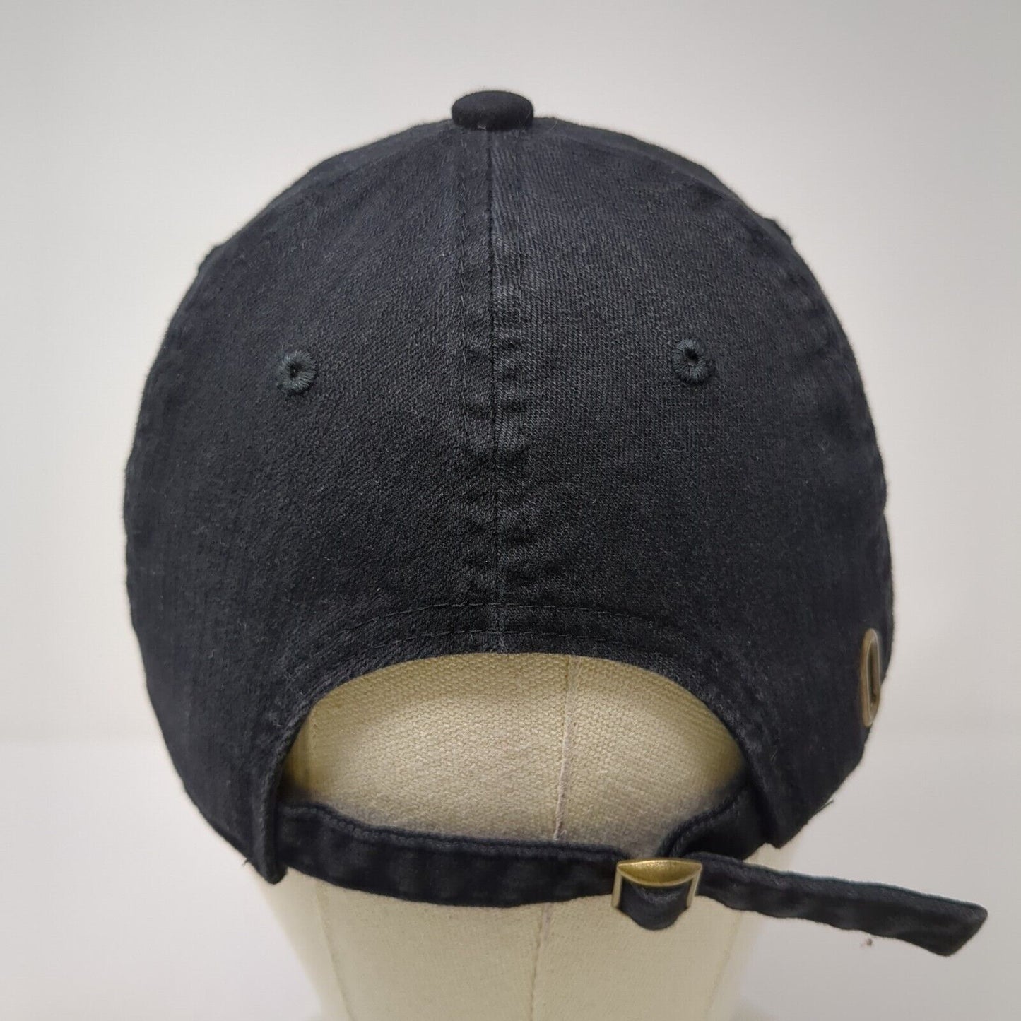 Unbranded Slideback Hat Black One Size Adjustable Blank Vent Holes