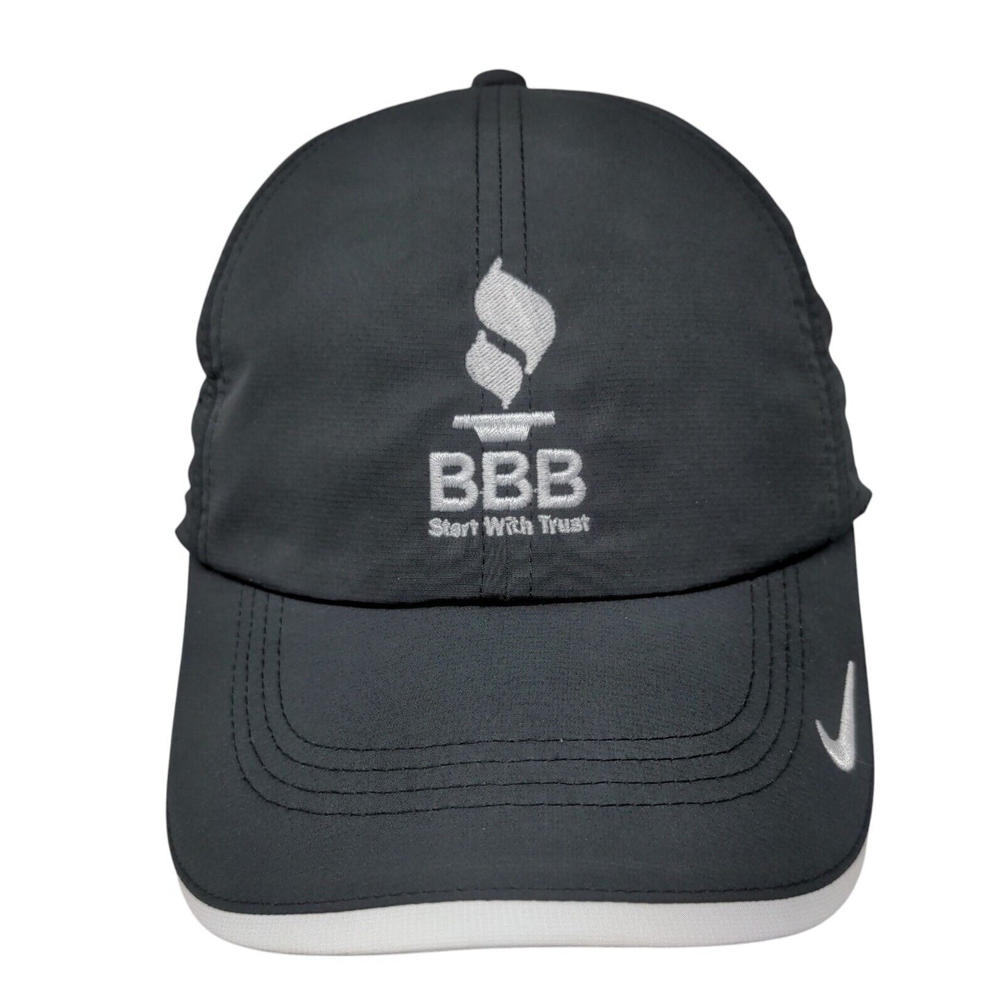 BBB Start With Trust Strapback Hat Black OSFM Nike Heritage 86 Dri-Fit