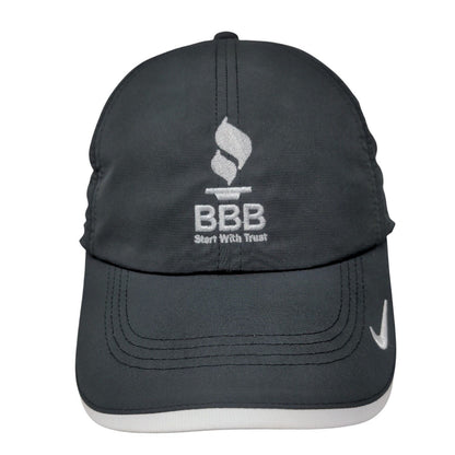 BBB Start With Trust Strapback Hat Black OSFM Nike Heritage 86 Dri-Fit