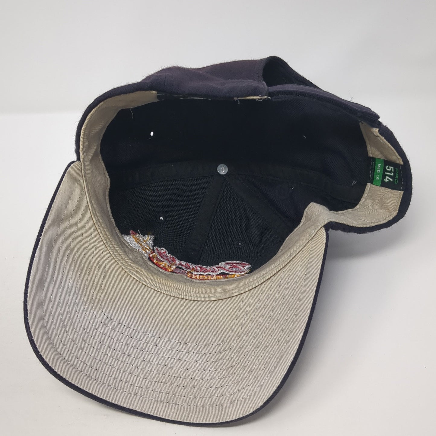 Braves Lemont Strapback Hat Blue Large Adjustable 6 Panel Richardson