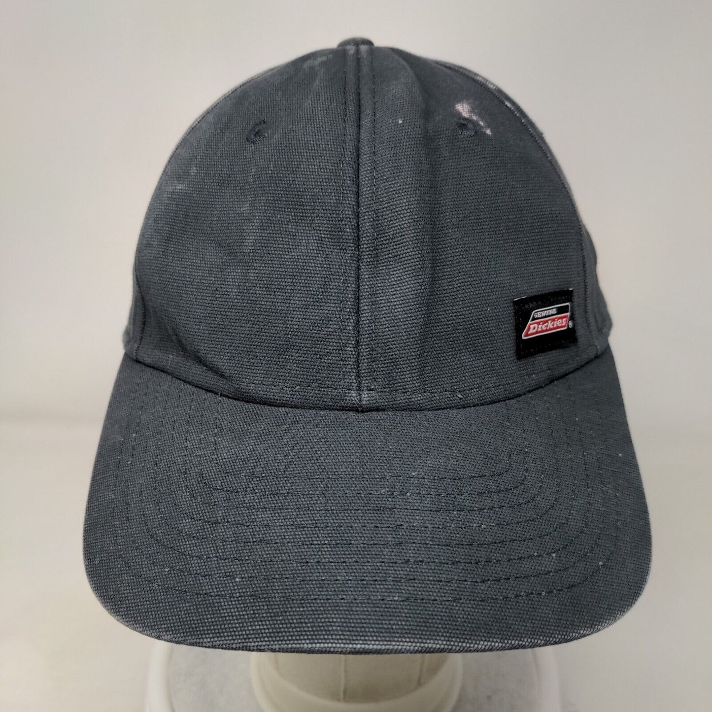 Genuine Dickies Snapback Hat Gray One Size Adjustable Solid Vent Holes