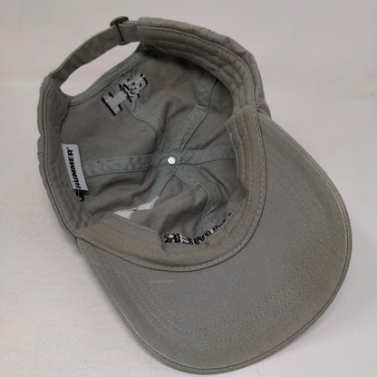 Hummer SUT Slideback Hat Gray One Size Adjustable Embroidered 6 Panel