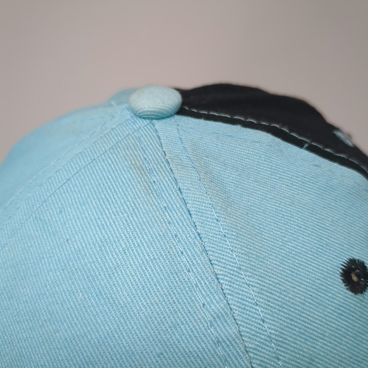 Lethal Angel Baseball Cap Black Blue One Size Winged Pistols Rhinestones Hat