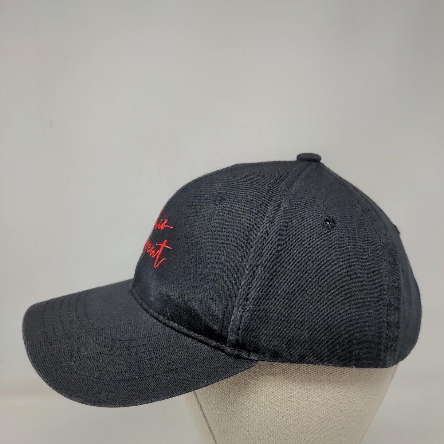In This Moment Slideback Hat Black One Size Adjustable Embroidered 6 Panel