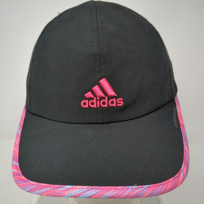Adidas Baseball Cap Black One Size adizero Strapback Embroidered Athletic Hat