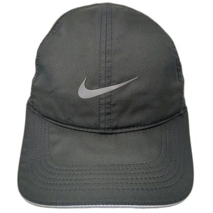 Nike Baseball Cap Black One Size Dri-FIT Featherlight Strapback Running Hat