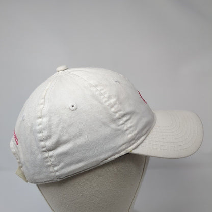 Ducks Unlimited Strapback Hat White Cream One Size Adjustable Outdoor