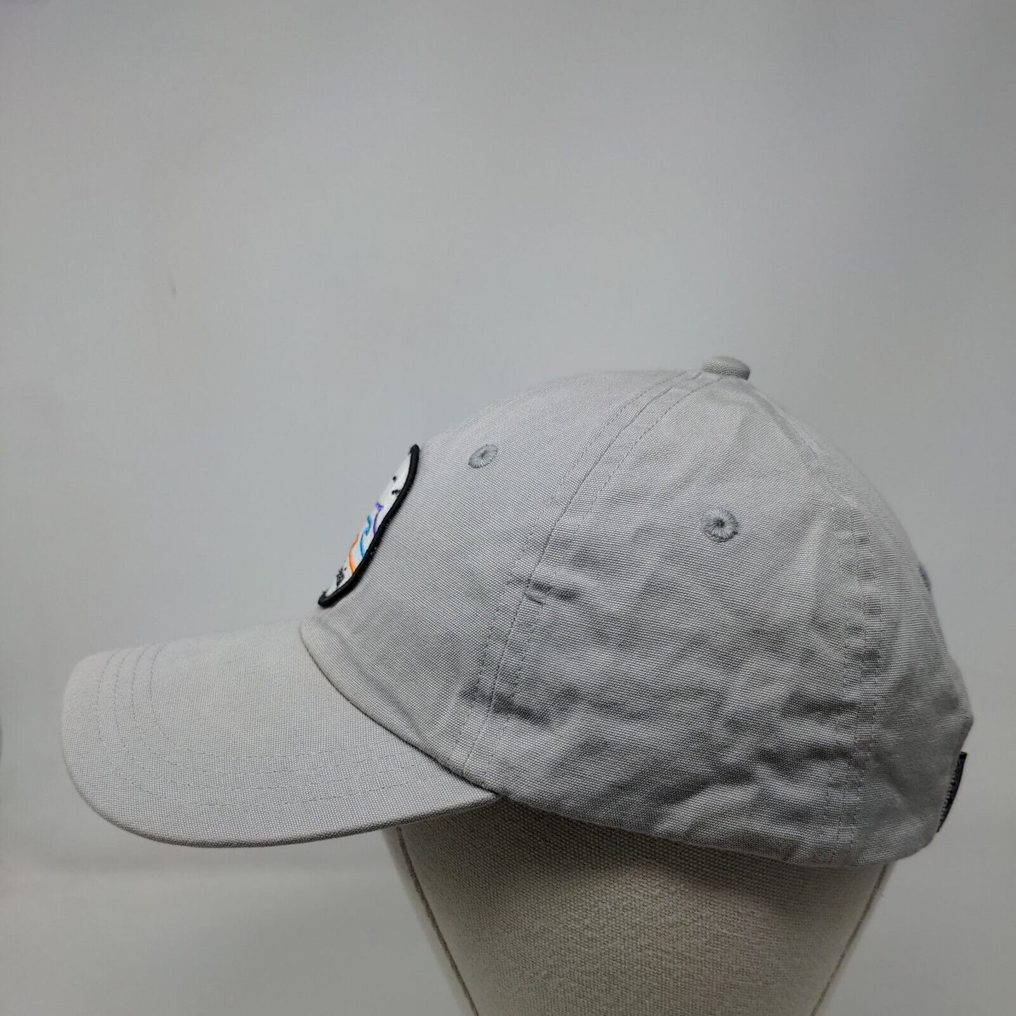 Patagonia Slideback Hat Gray One Size Adjustable Embroidered 6 Panel